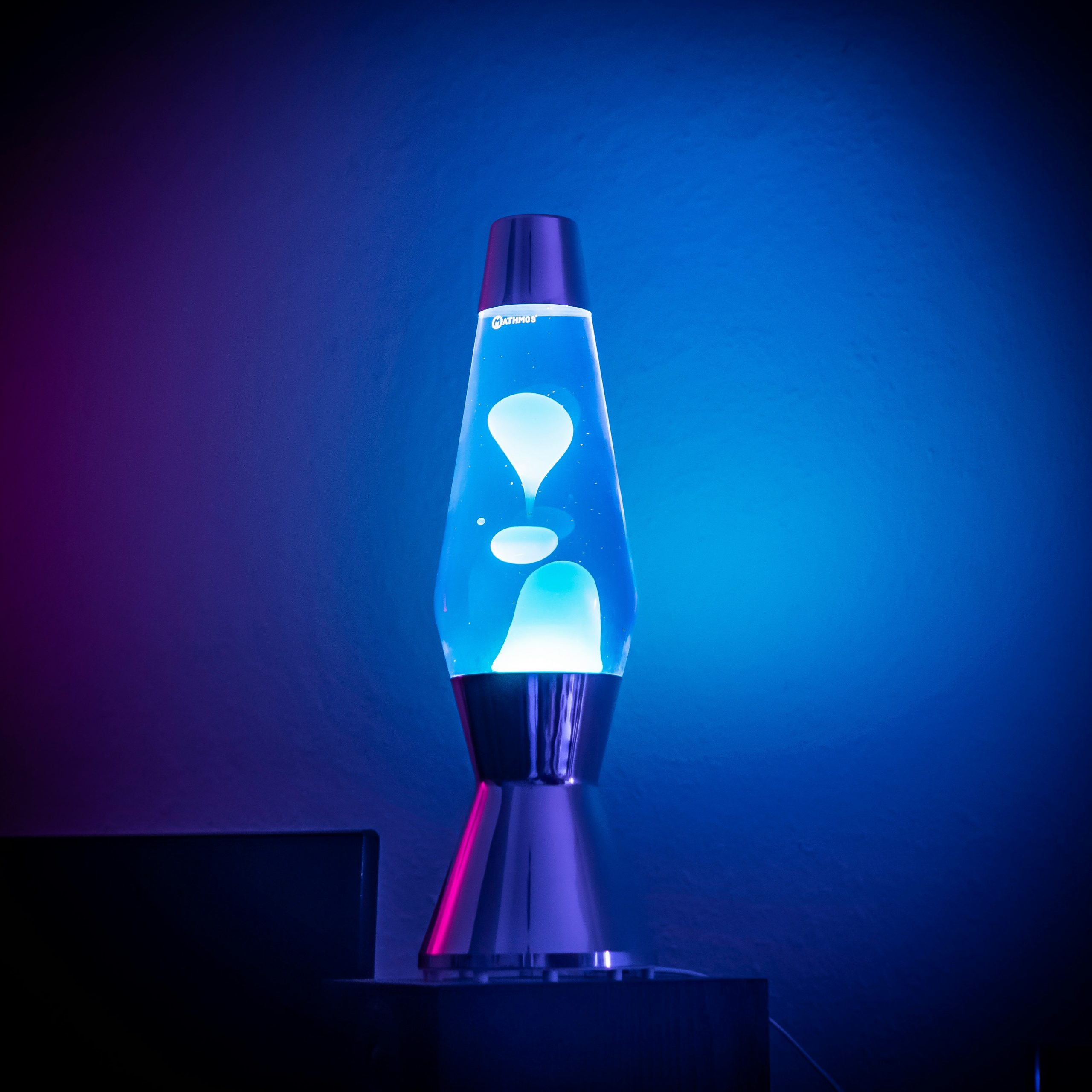 Picture of a lava lamp.